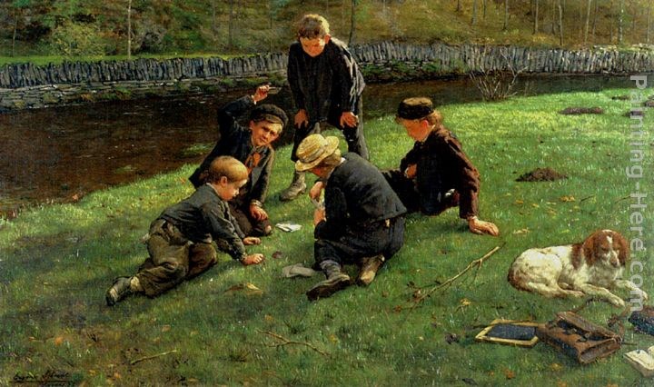 Eugene Siberdt The Little Gamblers